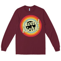 Burgundy lionel richie Long Sleeve Tee - linhVisuals