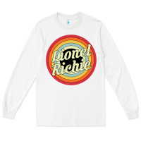 White lionel richie Long Sleeve Tee - linhVisuals