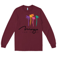 Burgundy mirage Long Sleeve Tee - linhVisuals