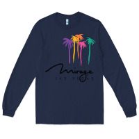 Navy mirage Long Sleeve Tee - linhVisuals