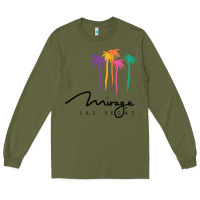 Army Green mirage Long Sleeve Tee - linhVisuals