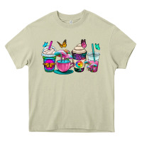 Mossy tie dye coffee cups Heavy Core Tee - OliviaCreatesArt