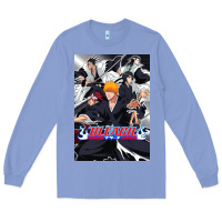 Colony Blue Bleachs Anime Long Sleeve Tee - linhVisuals