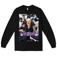 Black Bleachs Anime Long Sleeve Tee - linhVisuals