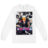 White Bleachs Anime Long Sleeve Tee - linhVisuals