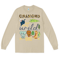 Mushroom grandma of the wild one zoo mother birthday safari jungle long sleeve Long Sleeve Tee - linhVisuals