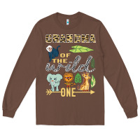 Chestnut grandma of the wild one zoo mother birthday safari jungle long sleeve Long Sleeve Tee - linhVisuals