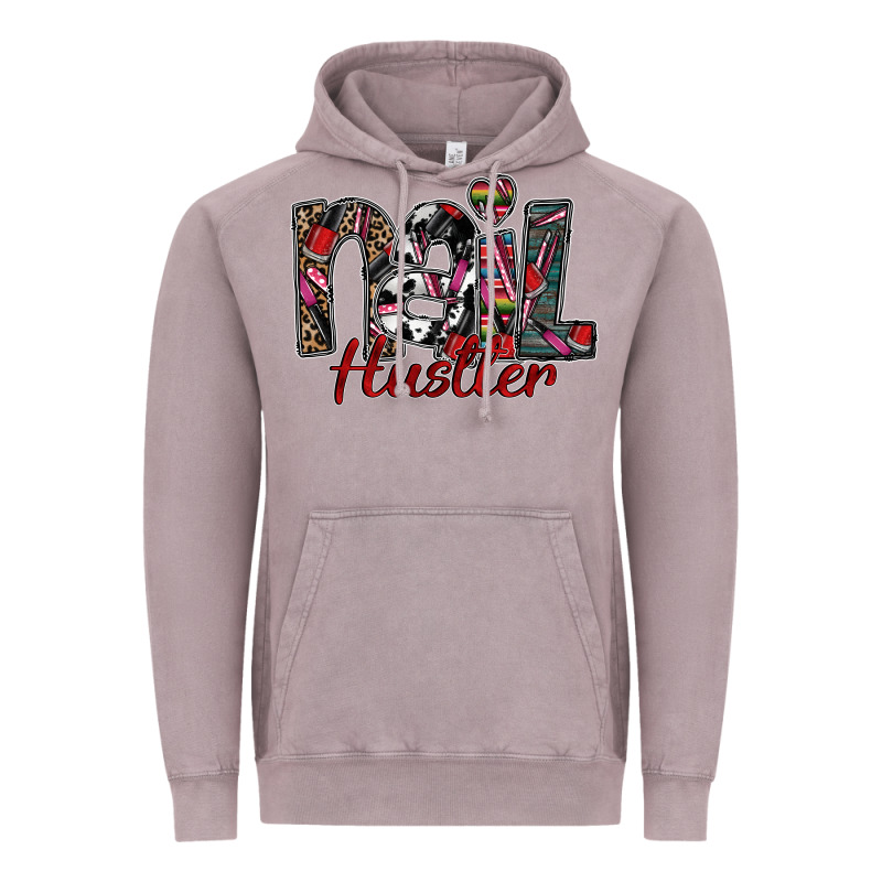 Nail Hustler Vintage Hoodie by SublimationCraftShop | Teevron