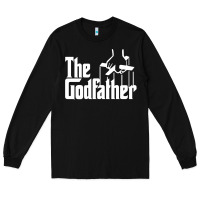 Black godfather Long Sleeve Tee - linhVisuals