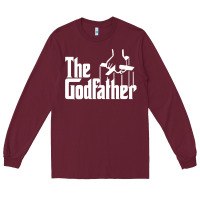 Burgundy godfather Long Sleeve Tee - linhVisuals