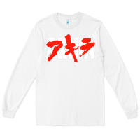 White black akira Long Sleeve Tee - linhVisuals