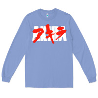 Colony Blue black akira Long Sleeve Tee - linhVisuals