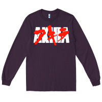 Plum black akira Long Sleeve Tee - linhVisuals