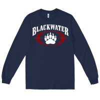 Navy blackwater Long Sleeve Tee - linhVisuals