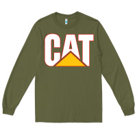 Army Green cat Long Sleeve Tee - linhVisuals