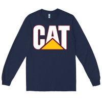 Navy cat Long Sleeve Tee - linhVisuals
