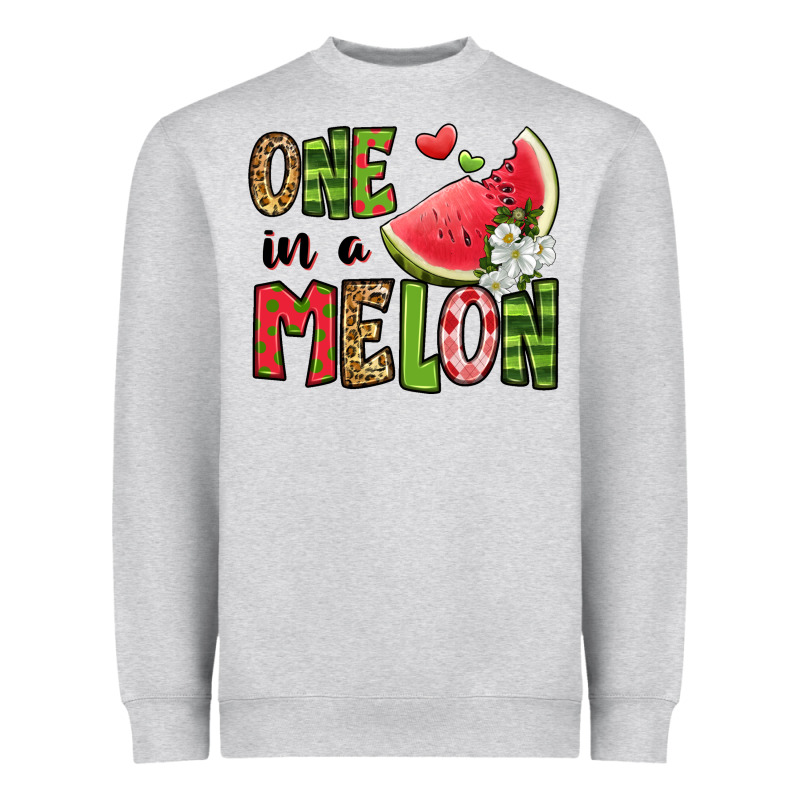 One In A Melon Watermelon Heavyweight Sweatshirt by Jasminsmagicworld | Teevron