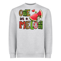 Heather Grey one in a melon watermelon Heavyweight Sweatshirt - Jasminsmagicworld