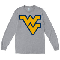 Heather Grey west virginia gifts,  power Long Sleeve Tee - linhVisuals