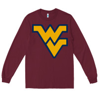 Burgundy west virginia gifts,  power Long Sleeve Tee - linhVisuals