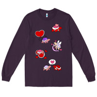 Plum valentines day turtles Long Sleeve Tee - linhVisuals