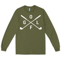Army Green Golf Club 001 Long Sleeve Tee - linhVisuals