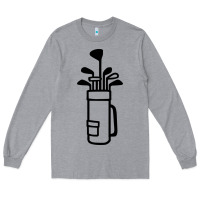 Heather Grey Golf Club 003 Long Sleeve Tee - linhVisuals