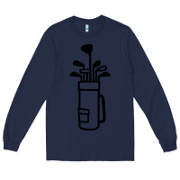 Navy Golf Club 003 Long Sleeve Tee - linhVisuals