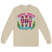 Mushroom Nuts About Christmas Long Sleeve Tee - CowhideDigitalArt