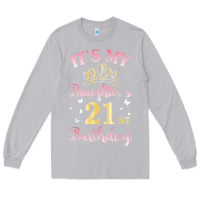 Moon Dust it's my daughter's 21st birthday happy to her mommy daddy t shirt Long Sleeve Tee - linhVisuals