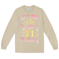 Mushroom it's my daughter's 21st birthday happy to her mommy daddy t shirt Long Sleeve Tee - linhVisuals