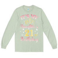 Matcha it's my daughter's 21st birthday happy to her mommy daddy t shirt Long Sleeve Tee - linhVisuals