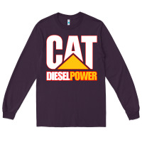 Plum cat diesel power Long Sleeve Tee - linhVisuals