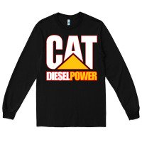 Black cat diesel power Long Sleeve Tee - linhVisuals