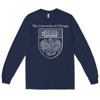 Navy chicago Long Sleeve Tee - linhVisuals