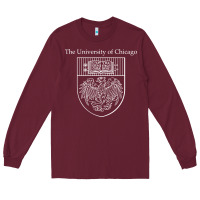 Burgundy chicago Long Sleeve Tee - linhVisuals