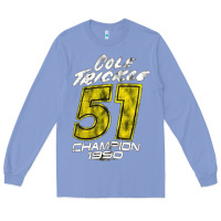 Colony Blue cole trickle Long Sleeve Tee - linhVisuals