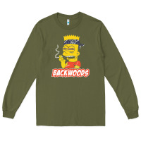 Army Green backwoods tshirt Long Sleeve Tee - linhVisuals