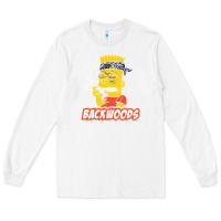 White backwoods tshirt Long Sleeve Tee - linhVisuals