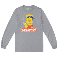 Heather Grey backwoods tshirt Long Sleeve Tee - linhVisuals