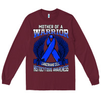 Burgundy langerhans cell histiocytosis awareness mother support ribbo sweatshir Long Sleeve Tee - linhVisuals