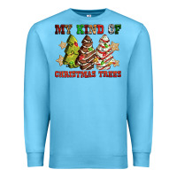 Ocean Blue My kind of Christmas trees Premium Sweatshirt - RanaPortraitStore