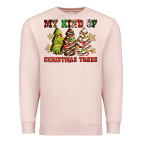 Pale Pink My kind of Christmas trees Premium Sweatshirt - RanaPortraitStore