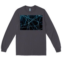 Smoke network background Long Sleeve Tee - linhVisuals