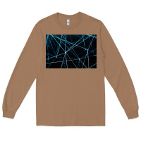 Toasted Coconut network background Long Sleeve Tee - linhVisuals