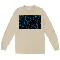 Mushroom network background Long Sleeve Tee - linhVisuals