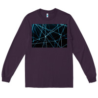 Plum network background Long Sleeve Tee - linhVisuals