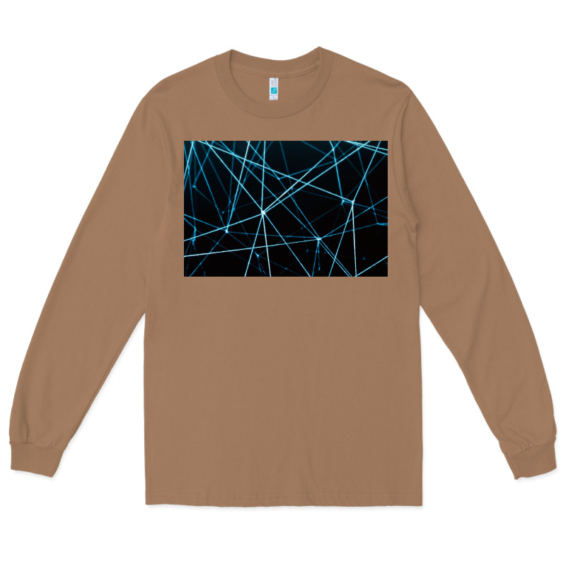 Network Background Long Sleeve Tee by linhVisuals | Teevron