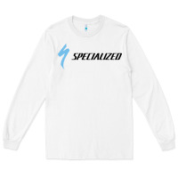 White Specialized Bikes Bicycle Long Sleeve Tee - linhVisuals