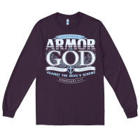 Armor Of God Bible Verse Scripture Long Sleeve Tee | Teevron